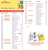 Service 70 & 70M - 3 Dec 2012 (Front) (1)