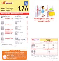 Service 17 & 17A - 15 Feb 2015 (Back)