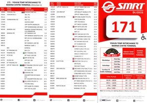 Service 171 (EL) - Oct 2018 (Front)