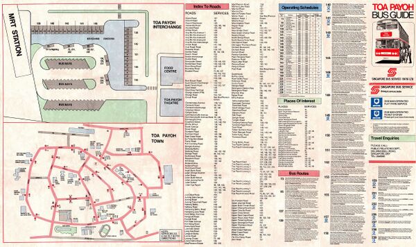 TPY New Bus Plan Map - 26 Dec 1983 (Front)
