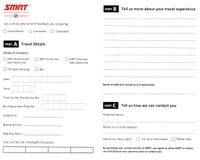 SMRT Corporation Feedback Form (Back)