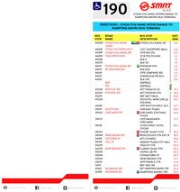 Service 190 (EL) - Aug 2018 (Front)