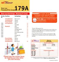 Service 179 & 179A - 14 Dec 2014 (Back)