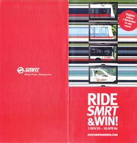 Ride SMRT & Win! - 1 Nov 2005 - 30 Apr 2006 (Front)