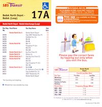 Service 17 & 17A - 31 Mar 2016 (Back)