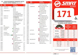 Service 171 (EL) - Aug 2019 (Front)