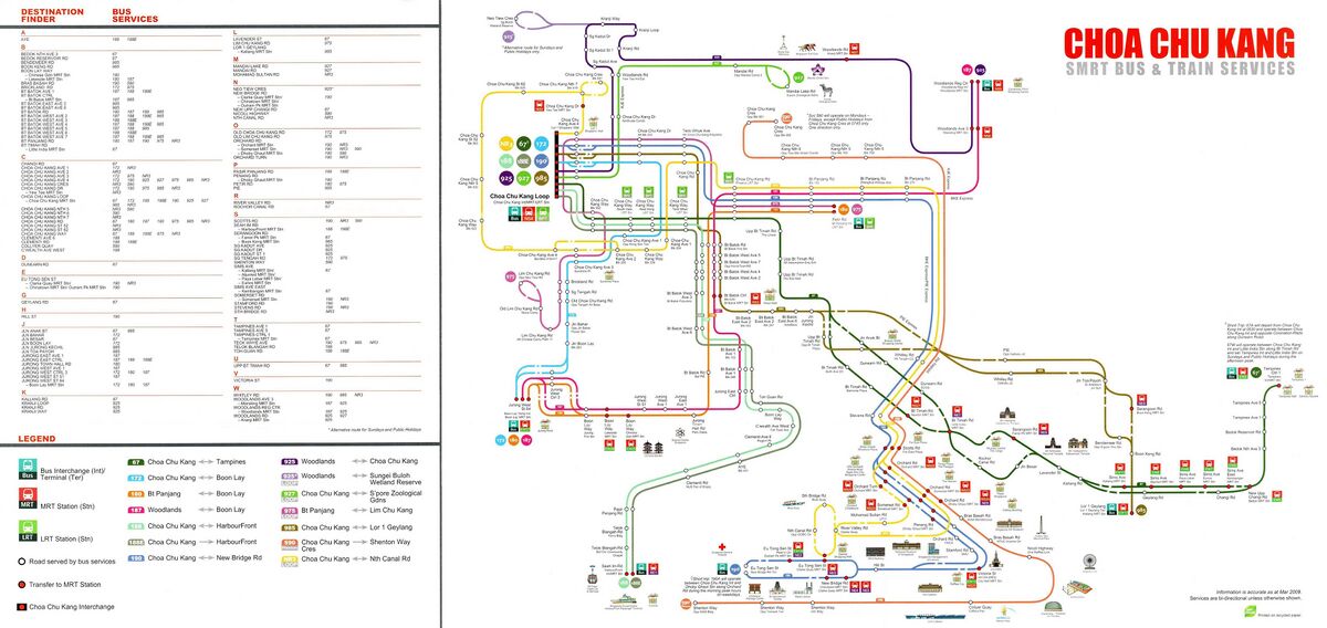 SMRT Town Guides: Choa Chu Kang - SgWiki