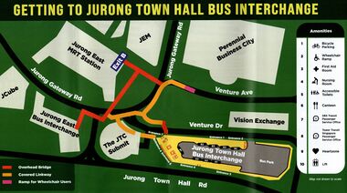 Jurong Town Hall Bus Interchange Brochure - 26 Nov 2023 (Back)