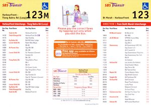 Service 123 & 123M - 5 Sep 2015 (Front)
