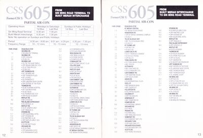 Singapore Shuttle Bus (SSB)/ City Shuttle Service (CSS) Service Guide ...