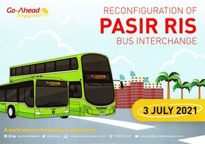Pasir Ris Bus Interchange Reconfiguration - 3 Jul 2021 (Front)