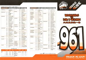 Service 961 & 961C - 1 Jul 2003 (Front)