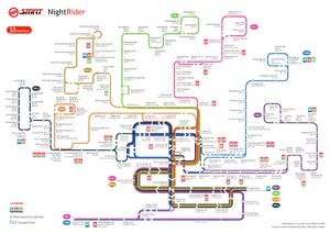 SMRT Buses Miscellaneous Brochures: NightRider - SgWiki