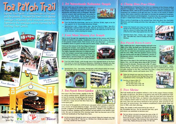 SBS Transit Miscellaneous Brochures: Promotional Brochures - SgWiki