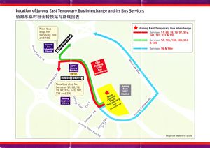Jurong East Temporary Bus Interchange Introduction - 17 Dec 2011 (Back)