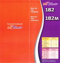 SBS Transit Fourth Generation - Small Coke (Fare Stage): Services 181 ...