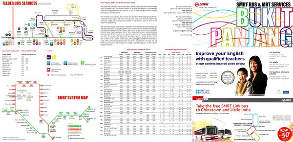 Bukit Panjang Town Guide - May 2007 (Front)