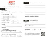 SMRT Corporation Feedback Form V2 (Back)